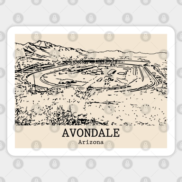 Avondale - Arizona Sticker by Lakeric